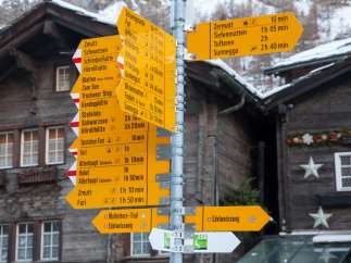 Zermatt alter Dorfteil